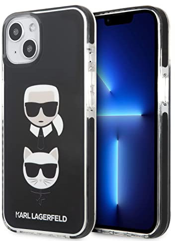 KARL LAGERFELD KLHCP13MTPE2TK Hülle für iPhone 13 6,1 hardcase schwarz/Black Ka