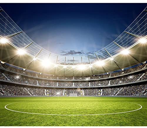 murando - Vlies Fototapete Stadion 350x256cm - Foto Tapete Schlafzimmer Wohnzimmer Vliestapete XXL Wandtapete Motivtapeten Bildtapete 3d Effekt Wand Dekoration - Fussballstadion Fußball i-B-10024-a-a