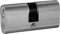 Yale Cilindro Ovale per Serrature YN0901002002 Nichelato Satinato, 27,5/27,5 mm, 3 Chiavi