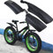NOYOTA Fahrrad-Schutzblech, Kotflügel-Set, 20 Zoll 26 Zoll Elektro-Faltrad-Schutzblech Schnee-Fahrrad-Kotflügel Fat Bike Fender MTB Fahrrad Radfahren Fender Teile