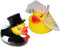 alles-meine.de GmbH 2 TLG. Set - Brautpaar - Enten - Schwimmtiere - Quietschtier/Figur Quietschfigur - Hochzeitspaar - Braut & Bräutigam/Hochzeit - Schwimmtiere - Badeent..