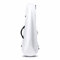 WUQIMUSC Violinenkoffer 4/4 Full Size Carbon Fiberglas Hartschale Wasserdicht Violine Reisekoffer mit Rückengurten (Weiß)