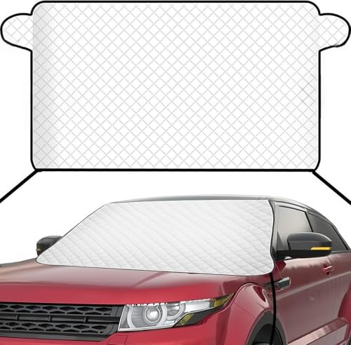 MEDZUK Kompatibel mit Mitsubishi Outlander 3 PHEV 2012-2020 Windschutzscheiben Abdeckung Winter, Sonnenschutz Auto Frontscheibe Sonnenblende Schneeabdeckung Eisschutz Anti UV