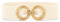 JasGood Damen Breiter Elastischer Taillengürtel Stretchy Gürtel für Kleider Hüftgürtel Goldener Schnalle Gürtel für Damen,Beige,100cm