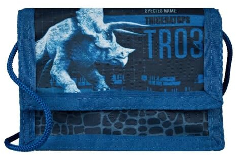 Undercover Jurassic World Kinder Geldbörse, Brustbeutel, 9 x 13 cm, Dinos, für Geld, Fahrkarten, sicher auf Reisen