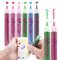 ALLAVA 6 Stück Kerzenstifte, Kerzen Bemalen Set 10ml Wachsstifte für Kerzen, Taufkerze Selber Machen, Candle Pen Kerzenfarbe Kerzenpen, Ideal zum Kerzen Dekorieren & Gestalten (Glitzernder Goldstaub)