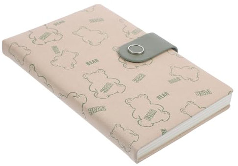 HAWILLOSCH Quaderno con Copertina Morbida di Base Formato B6 Motivo a Orsetto Agenda Giornaliera Scrittura per Studenti Impiegati