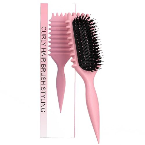 2024 Neu Lockenbürste Bounce Brush Curly Hair Styling Bürste Define Curl Defining Bürste (B)