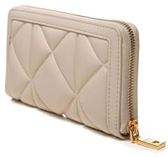 Love Moschino Geldbörse Matelasse Elfenbein, elfenbein, 19x10x3cm, Modern