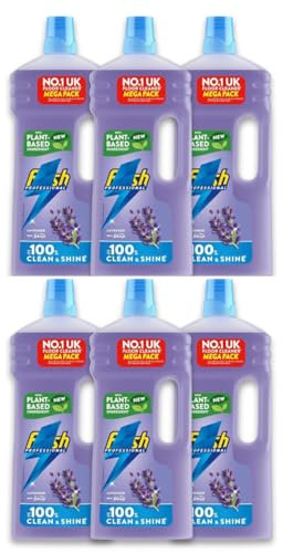 Priceless Discounts Online Multi Purpose Floor Cleaner Lavender 6 x 1.5L. Multi Purpose Liquid, Floor Cleaner, Multi-Surface, Bathroom Cleaning, Kitchen Cleaning.