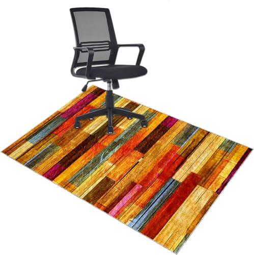 Office Chair Mat for Carpeted & Hardwood Floor Non Slip Floor Protections Mat for Home Office Heavy Duty Computer Desk Rolling Chair Mats Carpet Protectors Gaming Chair Mat Low pile 180 x 230 cm