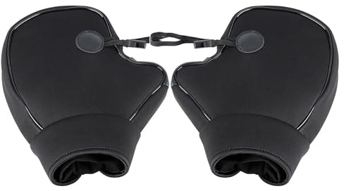 NLXZHJ 1 Paire Gants de Guidon de Moto pour Yamaha Xmax 125 250 300 Xmax Xmax, Manchons De Guidon Imperméables pour Moto, avec Doublure en Peluche, Gants Moto Hiver