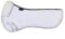 Engel Reitsport | SAKIS1-M-WEI-WEI | Sattelkissen mit echtem Merino Lammfell | Fellrand vorne | Steppstoff Weiss Fell Weiss | Grösse M