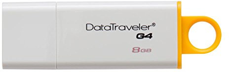 Kingston DataTraveler DTIG4 8GB Speicherstick USB 3.0, weiß/gelb