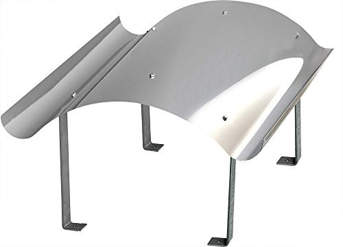 Schornsteinabdeckung Kaminabdeckung Kaminhaube Regenhaube aus Edelstahl (400mm x 600mm)