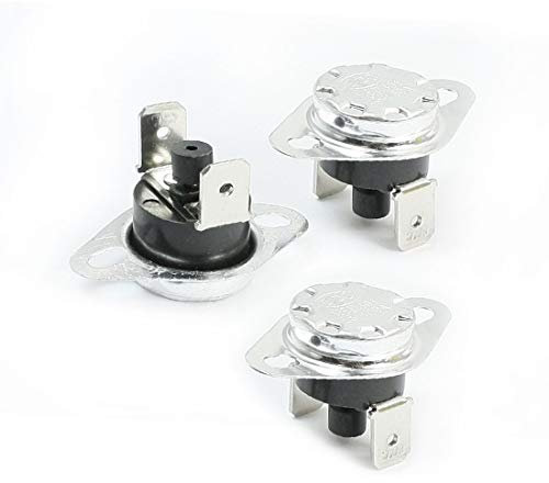 New Lon0167 3Pcs Interruptor Destacados de Temperatura NC eficacia confiable Termostato de restablecimiento Manual 80 Grados Celsius(ID:1d6 83 87 d22)