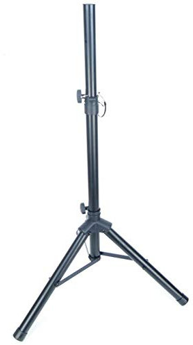 PROFI Lautsprecherstativ S30B 25 kg / 75-132 cm Stahl schwarz - Boxenstativ/Boxenständer mit extra breite Dreibein