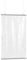 Vispronet Schutzvorhang Transparent mit Befestigung - Niesschutz, Hustenschutz, Spuckwand, hängend (BxH 80x120 cm)