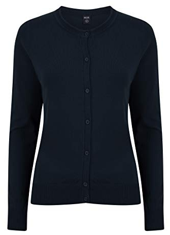 BCUK LONDON Ladies Women Crew Neck Button Up Cardigans