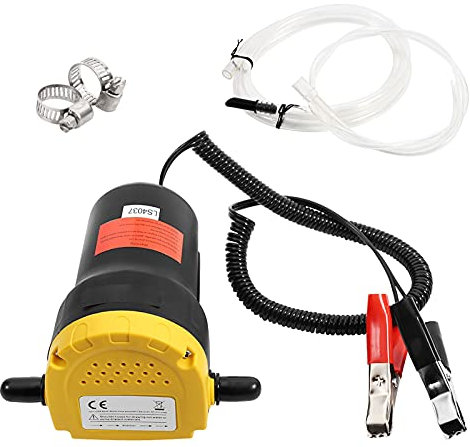 Ölabsaugpumpe, 12V 60 W, Tragbare Ölwechselpumpe professionelle elektrische Dieselpumpe, ölpumpe absaugpumpe für Autos Motorräder und Boote Rohre LKW RV ATV Aufsitzmäher