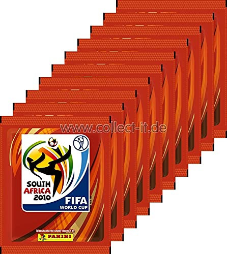 Generisch Panini WM 2010 - Sticker - 10 Tüten