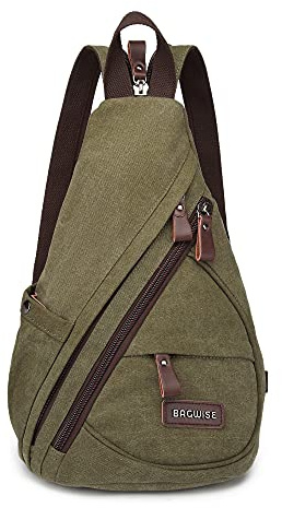 Canvas Mini Backpack Slingbag Purses for Women Men, Vintage Water-Repellent Backpack, Perfect for Daily Use Casual Daypack Backpack