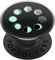 PopSockets PopGrip - Ausziehbarer Sockel und Griff mit einem Austauschbarem Top für Smartphones und Tablets - Enamel Glow In The Dark Retrograde, 1 Count (Pack of 1)