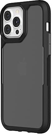 SURVIVOR Endurance Series Case for iPhone 13 Pro Max (6.7), Ultra-Slim Drop Protection up to 14 Feet - Black/Shadow Grey (GIP-073-BLG)