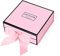 JiaWei Geschenkbox (Stil-1) 38,5 x 35 x 12,8 cm Extra Groß, Geschenkkarton mit Magnetisch Deckel und Schleife, Grußkarten & Seidenpapier - Pink