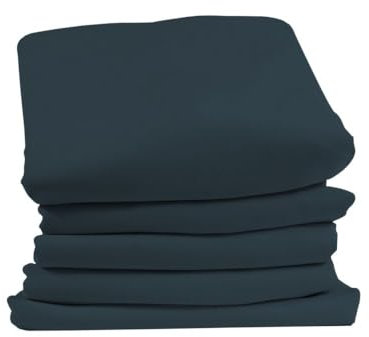 Moondream DecibelControl™ Akustikvorhang 3in1 | Lärmschutz | Thermoisolierung Winter+Sommer | 100% Verdunkelung | Patentierte Technologie | EU Herstellung | Faltenband | Blau MC458 | 140B x 260H cm