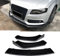 3 STÜCKE Für Audi A4L 2009-2022 Frontschürze Lippe, Body Kit Schutz Zubehör, Auto Frontlippe Spoiler Separator, ABS Material (Klar Schwarz)