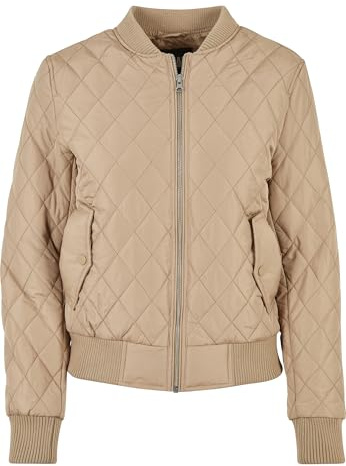 Urban Classics Damen Ladies Diamond Quilt Nylon Jacket