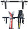 QLS Skihalterung Wand Skihalter für 2 Paare 44 cm Nordic Walking Trekking Stöcke Skiträger Hakenleiste mit schützender Gummierung zur platzsparenden Aufbewahrung S3 2