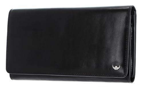 Golden Head Leder Geldbörse Colorado RFID Protect Damenbörse 2802 Schwarz