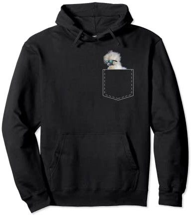 Lustiges Seidenhuhn Tshirt Hähnchen Tasche Seidenhühner Fun Pullover Hoodie