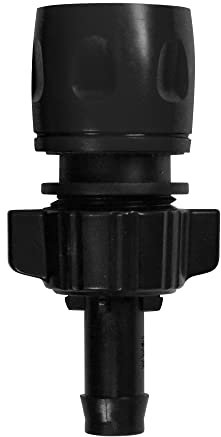 Jardibric - Raccord Rapide pour Tuyau Goutte à Goutte 13/16 - Raccord Tuyau Ø16 mm - Mâle 20x27 + Femelle 20x27 - Connexion Facile pour Systèmes d'Irrigation