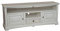 Vicentini arreda MOBILE PORTA TV SHABBY CHIC IN LEGNO LACCATO BIANCO ANTICATO MOD GOCCIA CON CASSETTO