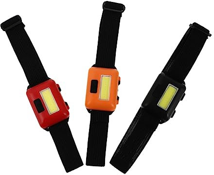 DOITOOL 3stücke Led-nacht-wanderscheinwerfer Led-lampe Für Camping Notfallscheinwerfer Für Outdoor-aktivitäten Nacht-angelscheinwerfer Campingscheinwerfer Tragbar Und Praktisch