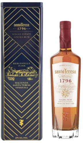 Santa Teresa 1796 Rum Limitierte Premium-Metall-Geschenkbox (1 x 0.7l)