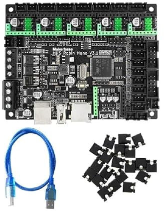 TwoEagles MKS Robin Nano V3.1 32bit 168MHz Controller Motherboard TS35 Touchscreen Display WIFI Modul Robin Board für 3D Drucker SP-5 (Bausatz-1)