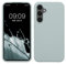 kwmobile Carcasa Compatible con Samsung Galaxy S23 FE Funda - Case TPU y Silicona antigolpes - Apto Carga inalámbrica - Menta Cool