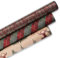 KC SHOP GERMANY, GESCHENKPAPIER 3x ROLLE Kraftpapier MEGA 70x305cm, 60g/qm, Weihnachten, Heiligabend, xmas, christmas, modern, schick, hübsch, hochwertig (MC)