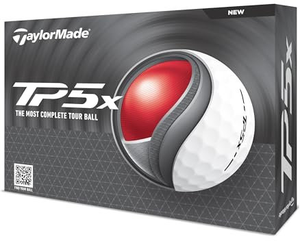 TaylorMade TM24 TP5x Golf Balls 12 Ball Pack White