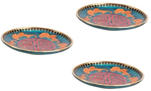 Ciieeo 3stücke Alloy Tischuntersetzer Mit Emaille-oberfläche Dekorative Tassenmatte Für Täglichen Gebrauch Und Besondere Anlässe Langlebig Und Stilvoll