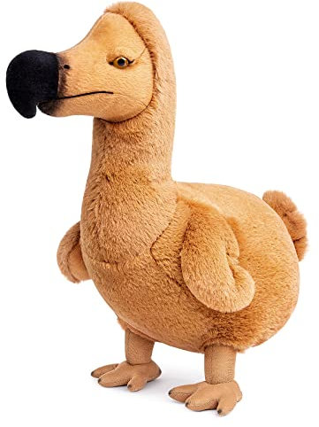 Tiny Heart Dodo Vogel Stofftier Plüschtier realistisches Dodo Vogel Plüsch schönes Tier niedliche und weiche Geschenke Plüsch Dodo Vogel für Kinder Jungen und Mädchen Spielzeug braun 14”