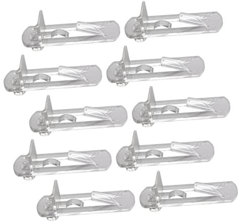 jojofuny 30St Regale Schrank Regal Clips schrank regal unterstützung Schließfach Regal bücherregal Regalstützstift Regalträger für Möbel Selbsthemmend Stütznagel Schnalle