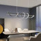 Likflyer Deckenlampe Dimmbar Wohnzimmerlampe, Pendelleuchte Esstisch LED Dimmbar Deckenleuchte Esstischlampe mit Fernbedienung, Dekorative für Schlafzimmer Wohnzimmer Büro Arbeitszimmer