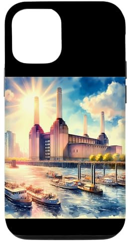 Hülle für iPhone 15 Pro Battersea South London Tees Londons ikonische Kraftstation