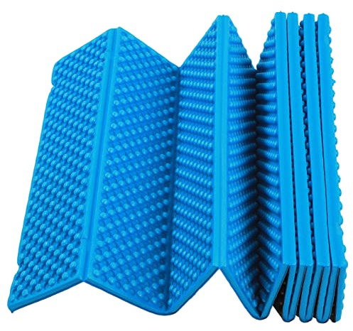 Faltbare Isomatte, Schwamm-Schlafmatte, Camping-Isomatte, 2 cm Dick, Leichte Eierkisten-Schaumstoff-Unterlage, Eierkisten-Isomatte für Picknicks Im Freien, Schaumstoffpolster
