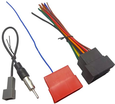 36Pin Car Radio Wiring Harness for Hyundai 2009-2015 KIA 2009-2019 with Antenna Cable Aftermarket Car Stereo Wiring Harness Connector for Elantra Santa Fe Amanti Rio Car Stereo Radio Harness Install